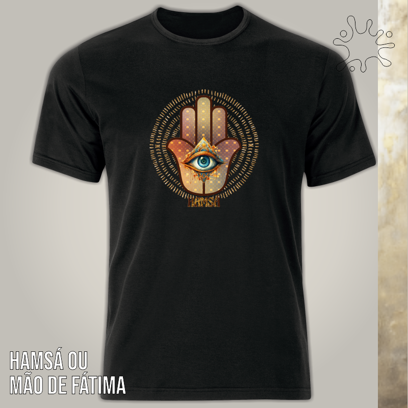 Camiseta Hamsá Olho (proteção)