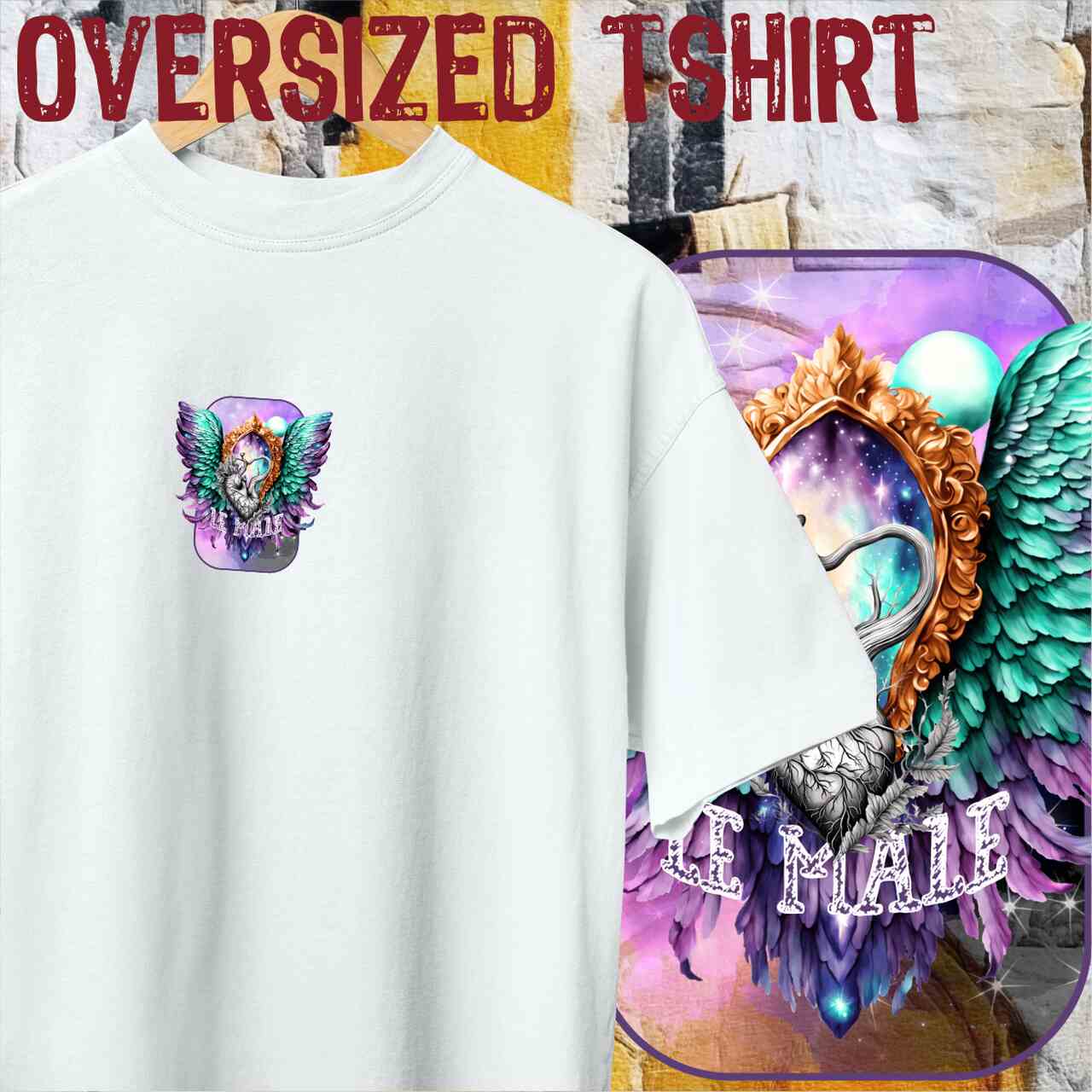 Camiseta Oversized Le Male