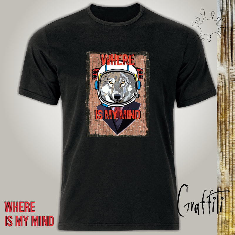 Camiseta Graffiti Where is my mind