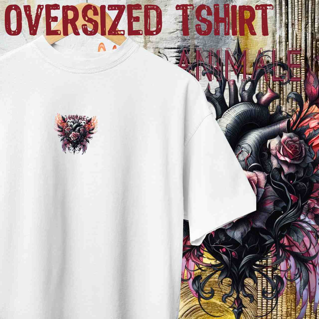 Camiseta Oversized Animale