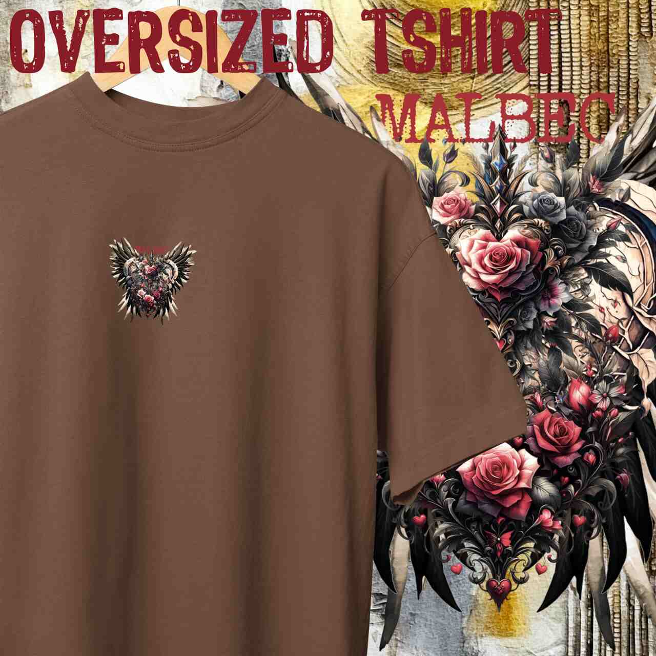 Camiseta Oversized Malbec
