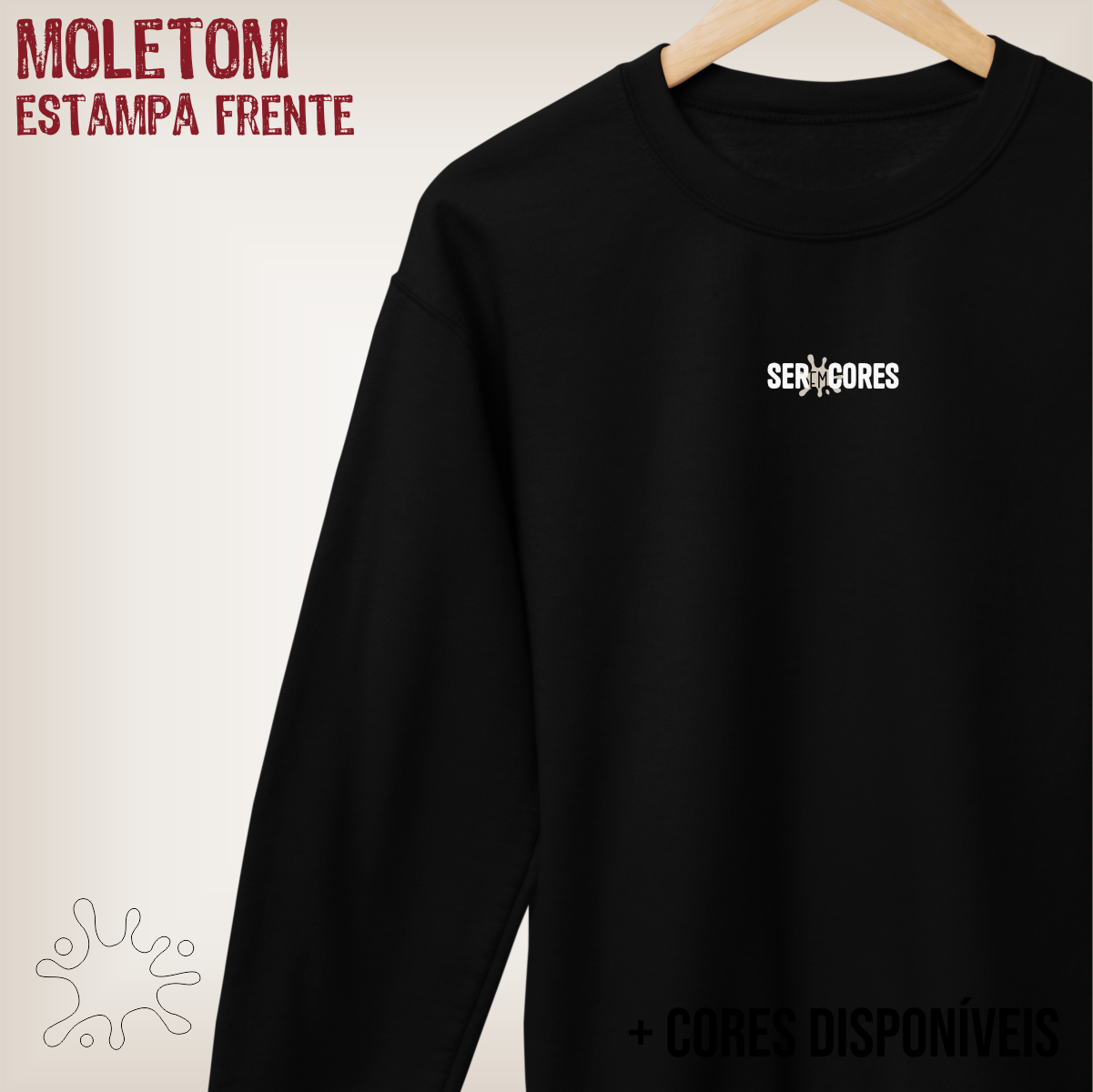 Moletom Prime Blusão Seremcores (logo branco)