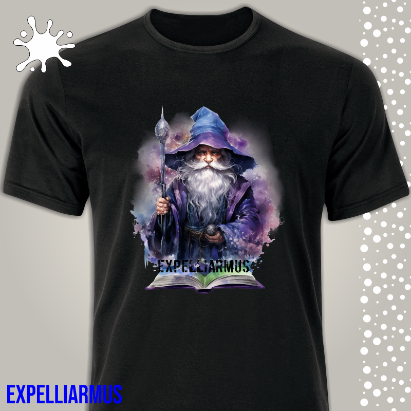 Camiseta Magos - Expelliarmus
