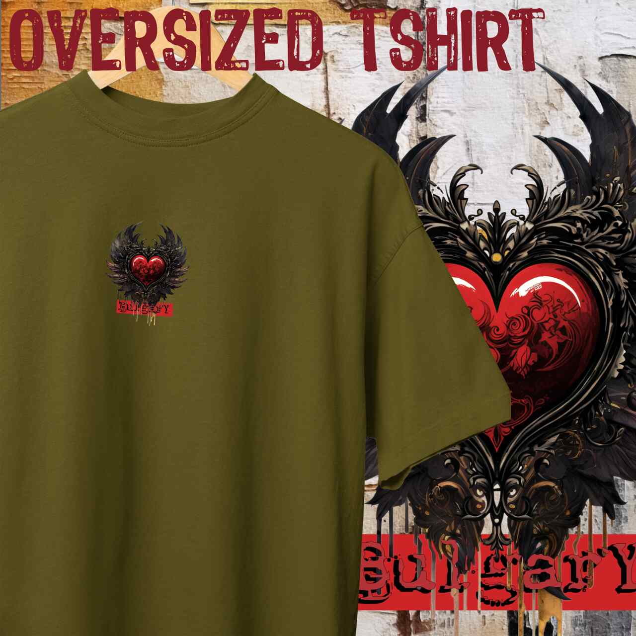 Camiseta Oversized Bulgary