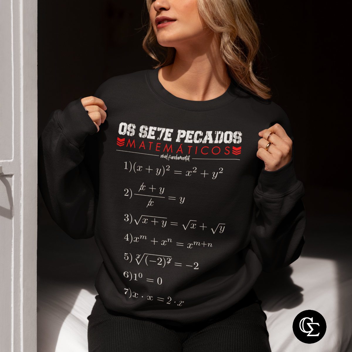 OS 7 PECADOS MATEMÁTICOS [ENS. FUNDAMENTAL] [MOLETOM UNISSEX]