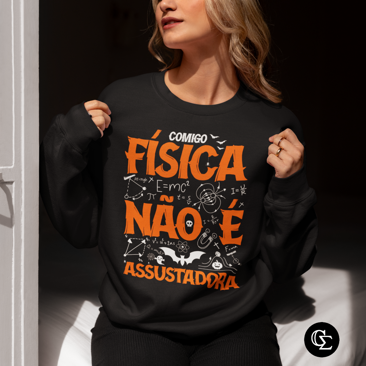 FÍSICA NÃO É ASSUSTADORA [1] [MOLETOM UNISSEX]