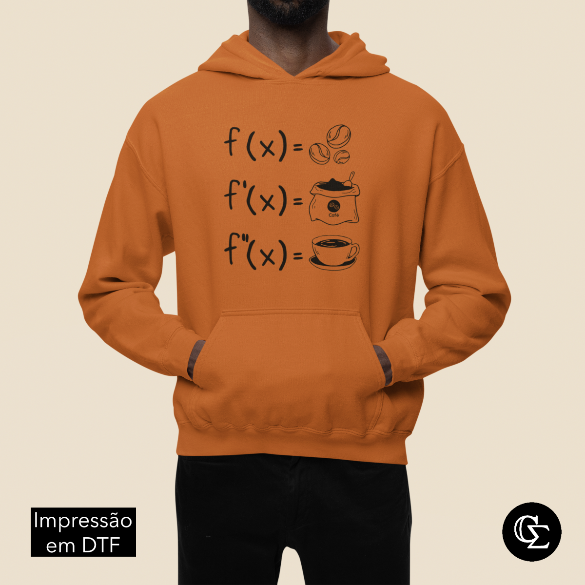 DERIVADA CAFÉ [MOLETOM CANGURU]