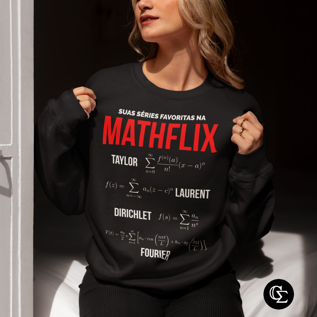 MATHFLIX - SUAS SÉRIES FAVORITAS [MOLETOM UNISSEX]