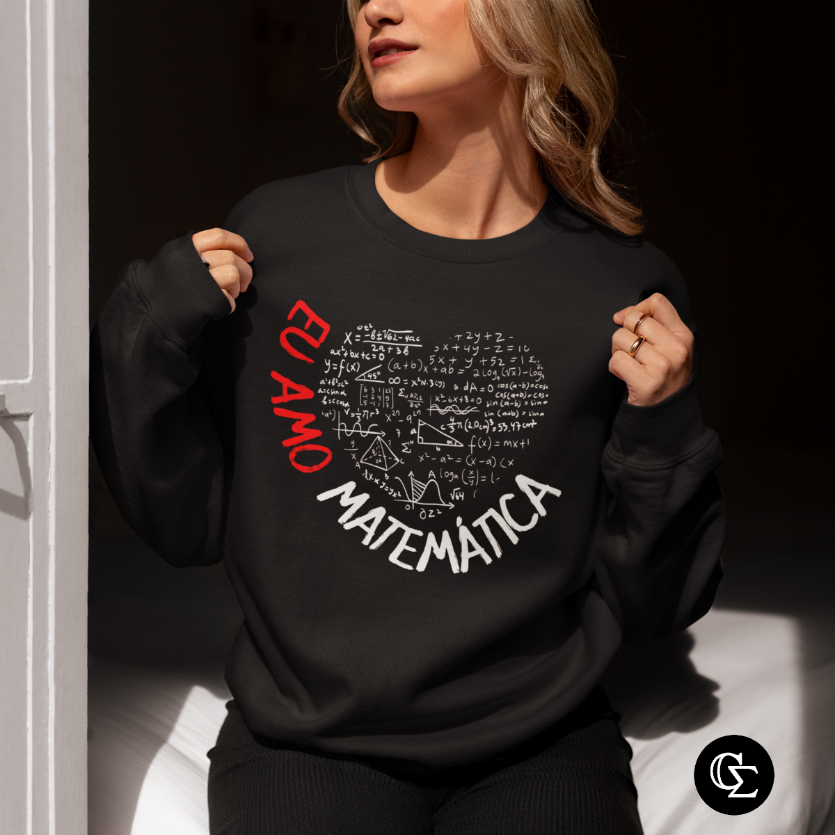 EU AMO MATEMÁTICA [1] [MOLETOM UNISSEX]