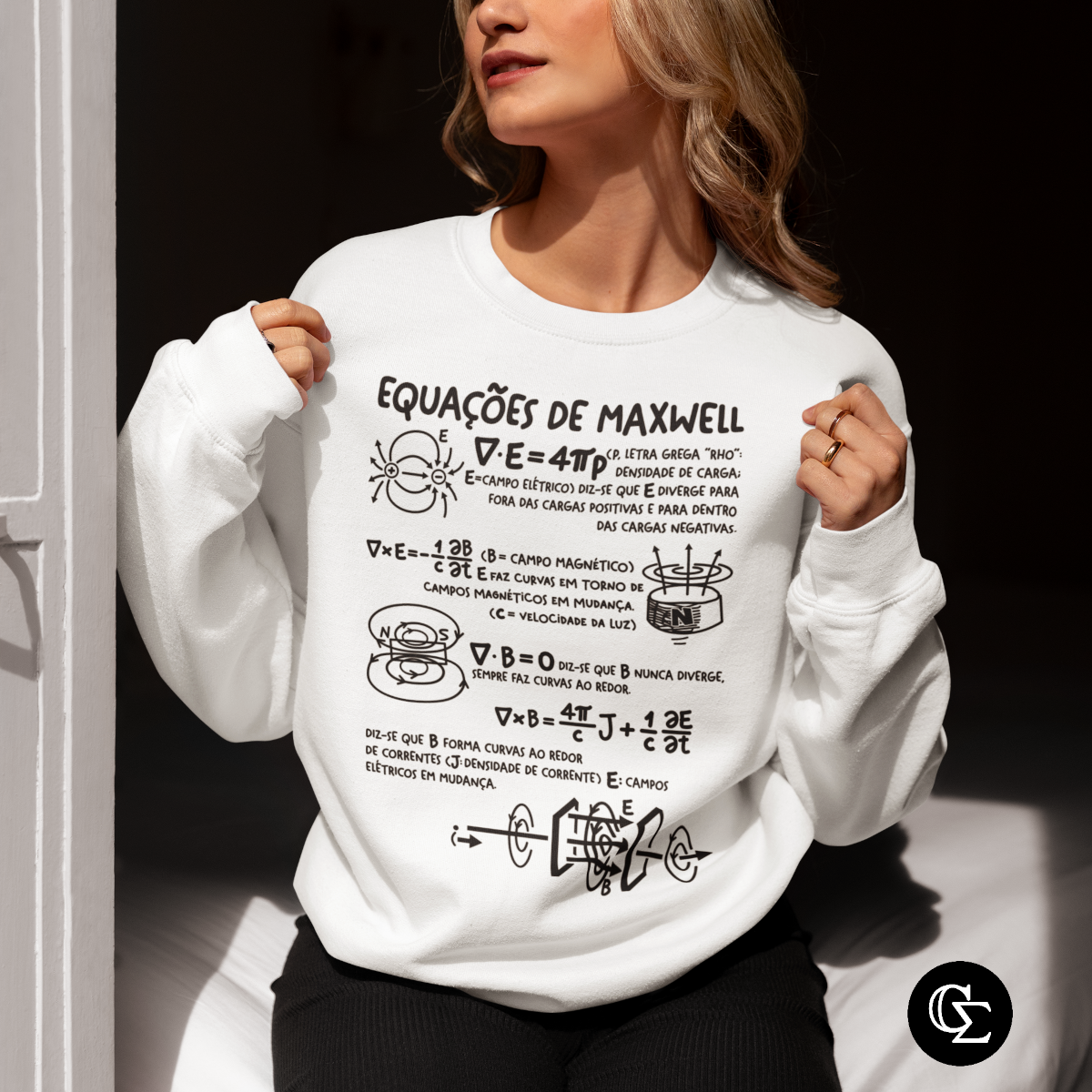 EQUAÇÕES DE MAXWELL [1] [MOLETOM UNISSEX]
