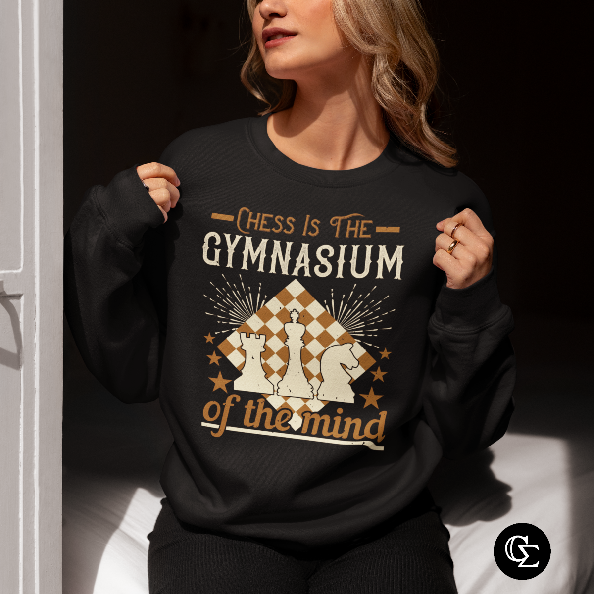 CHESS IS THE GYMNASIUM OF THE MIND [MOLETOM UNISSEX]