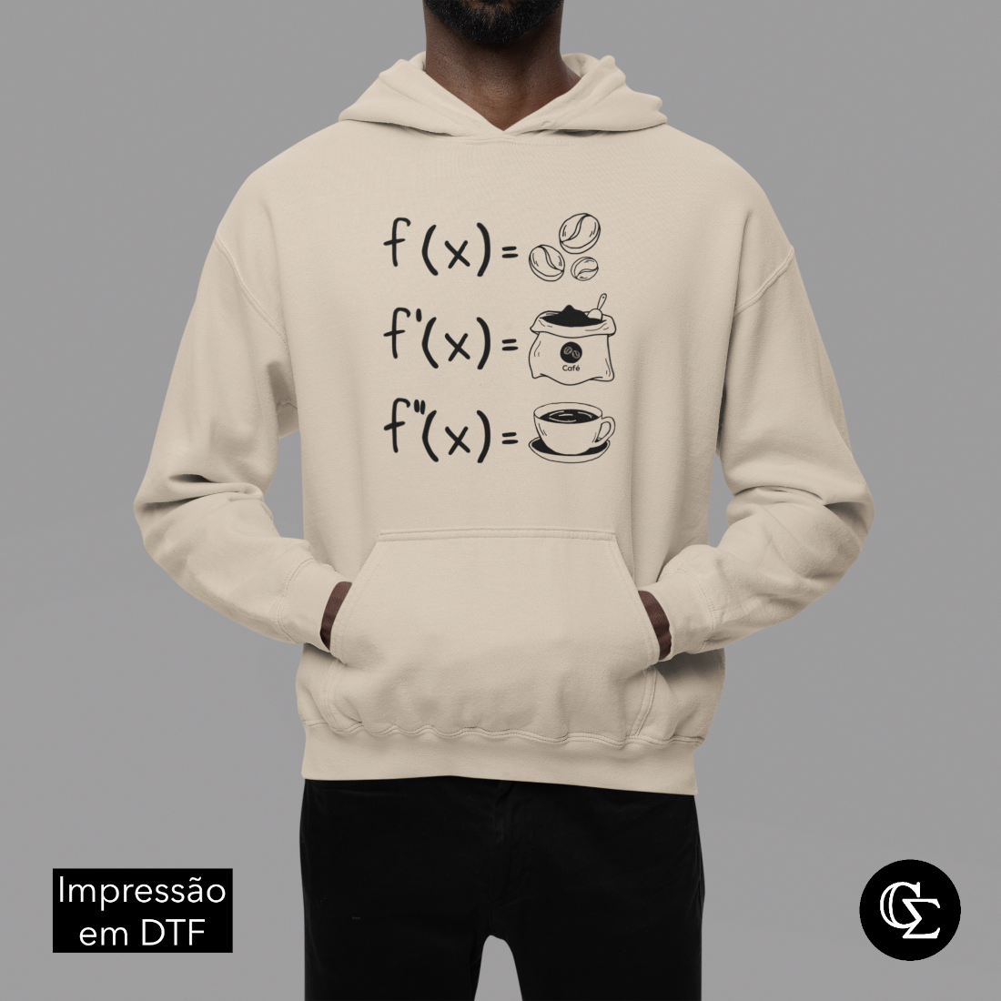 DERIVADA CAFÉ [MOLETOM PRIME CANGURU]