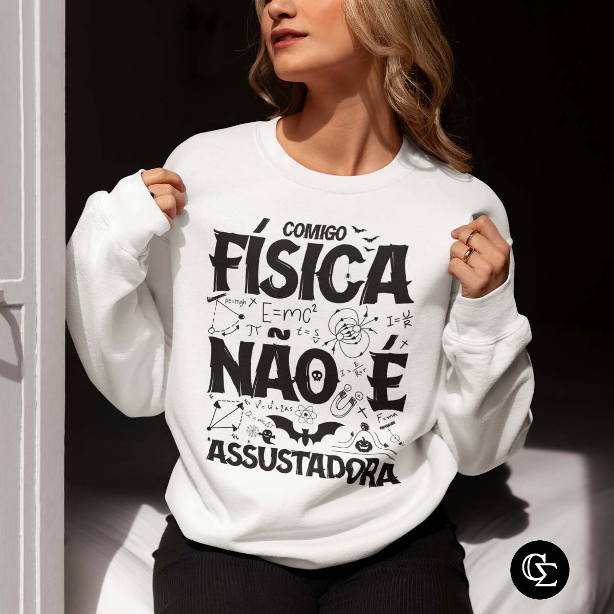 FÍSICA NÃO É ASSUSTADORA [3] [MOLETOM UNISSEX]