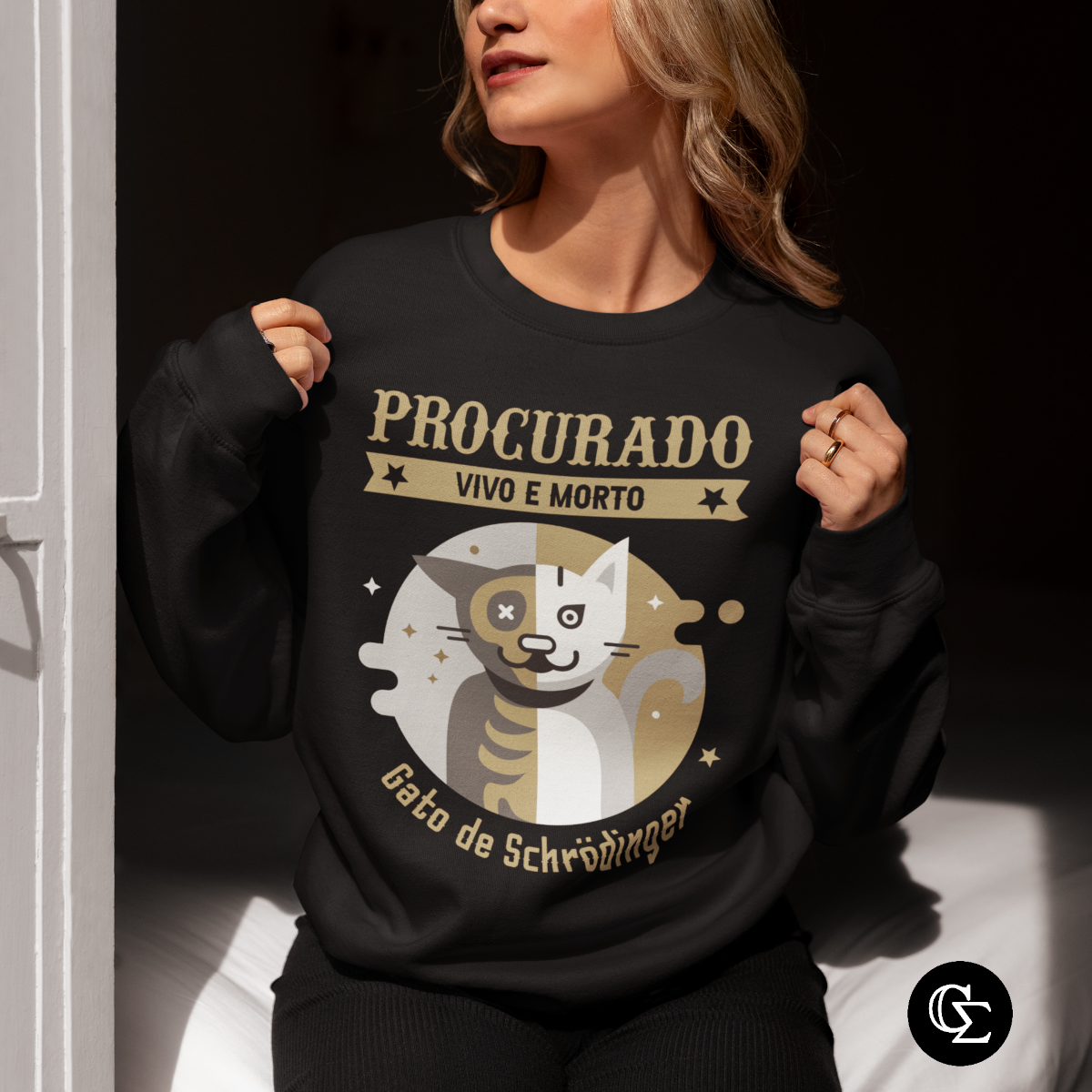 GATO DE SCHRÖDINGER 1 [MOLETOM UNISSEX]