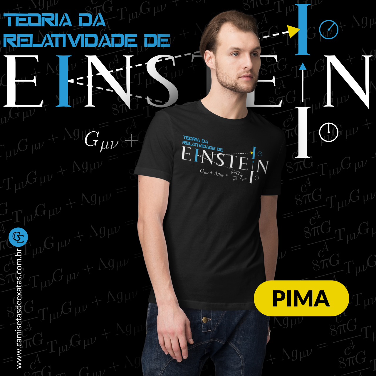 TEORIA DA RELATIVIDADE DE EINSTEIN - PIMA [UNISSEX]
