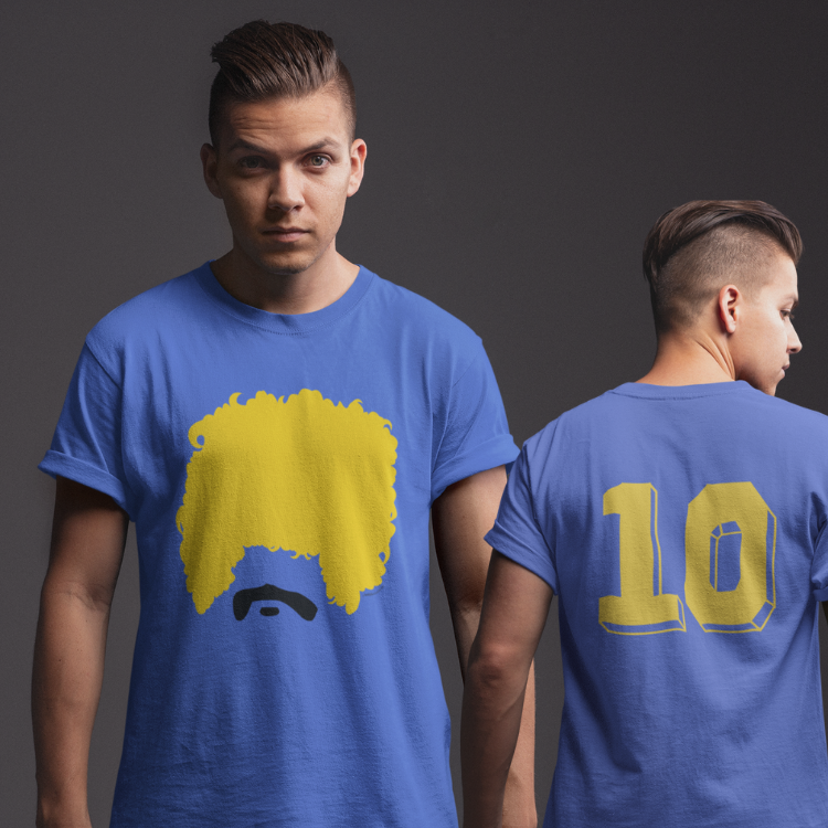 Camiseta Valderrama Camisa 10 (frente e verso)