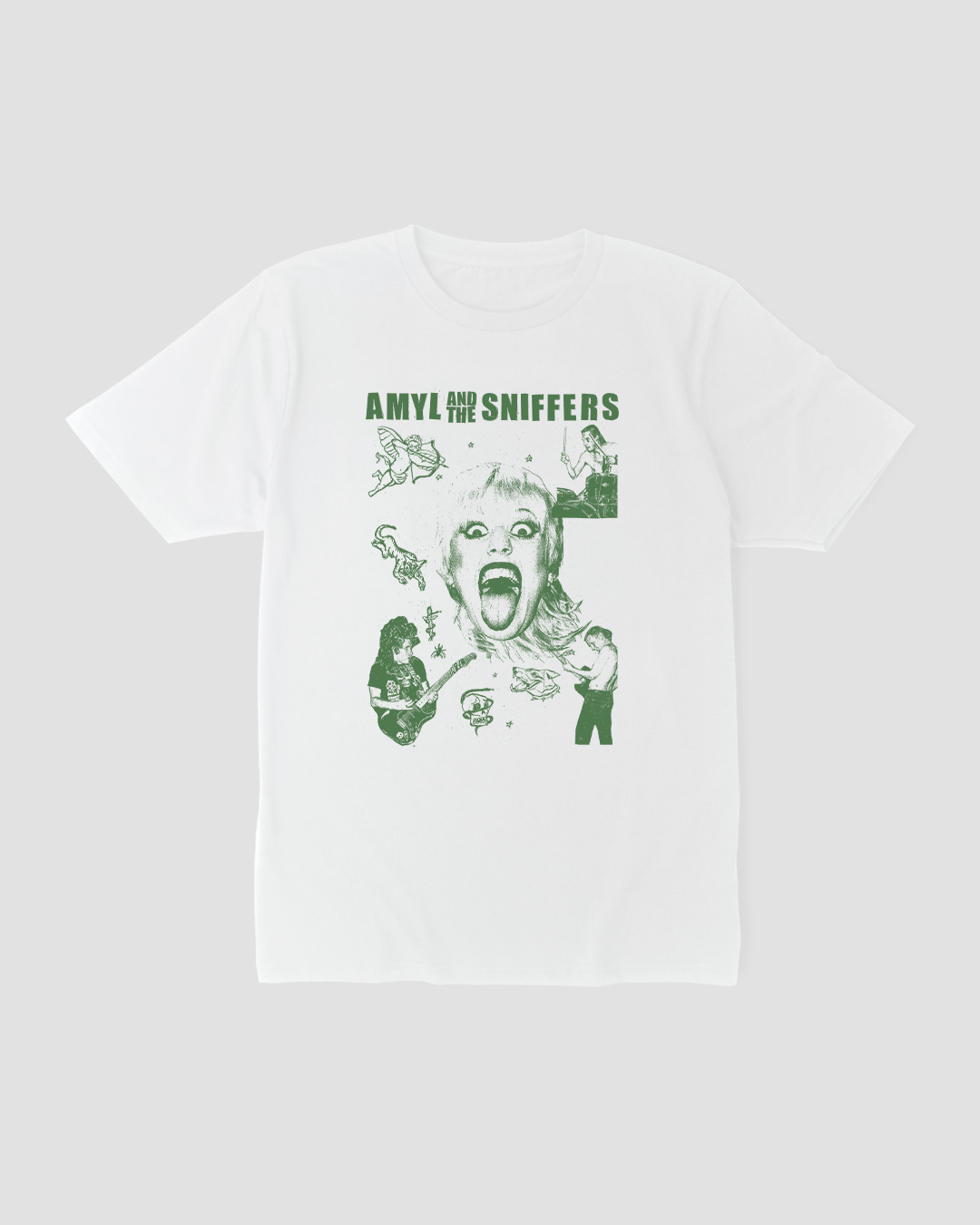 Camiseta Amyl and The Sniffers Mind The Gap Co.