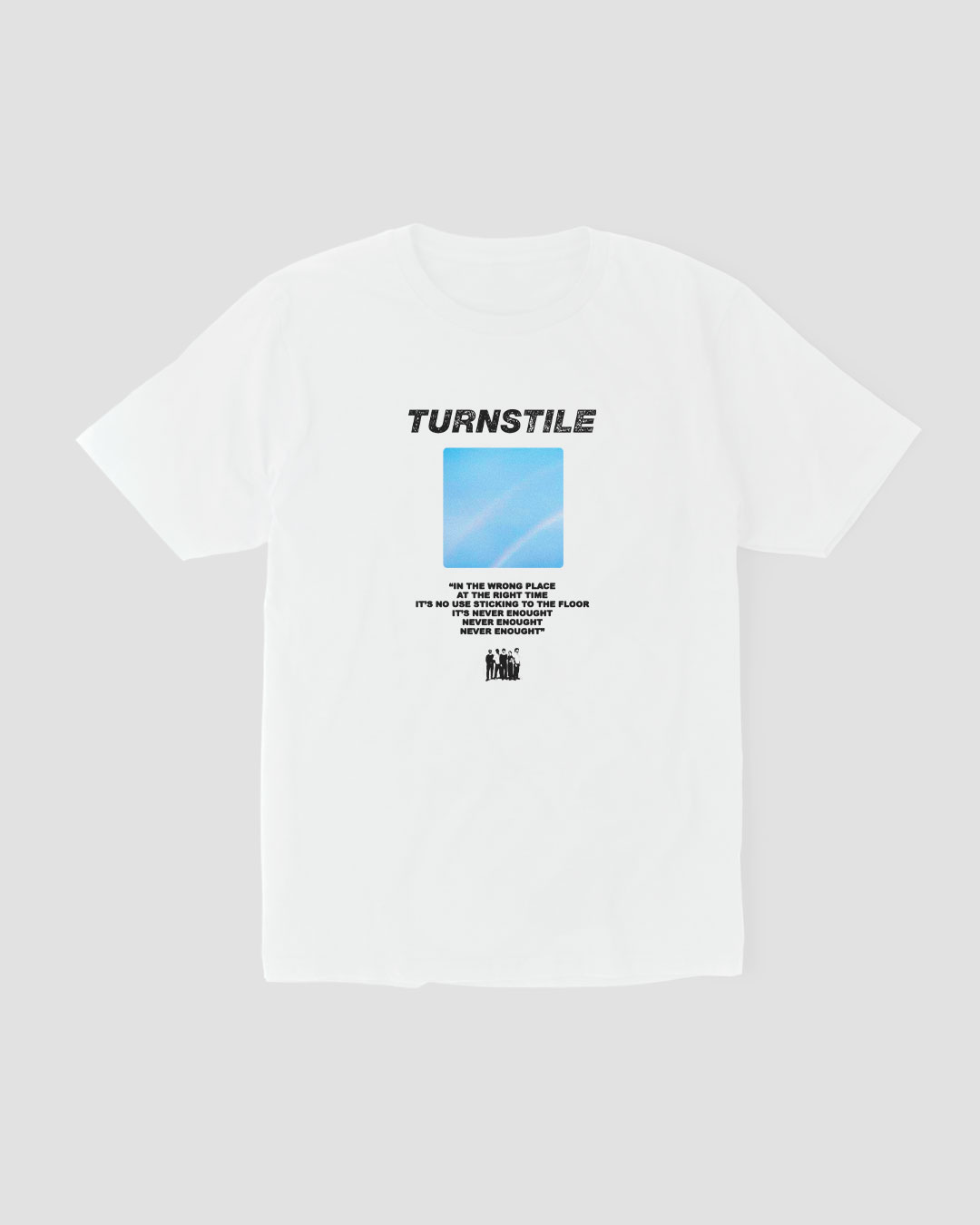 Camiseta Turnstile Never White Mind The Gap Co.