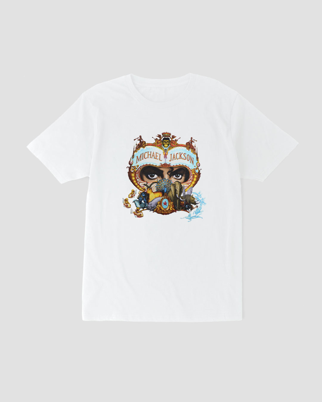 Camiseta Michael Jackson Dangerous White Mind The Gap Co.