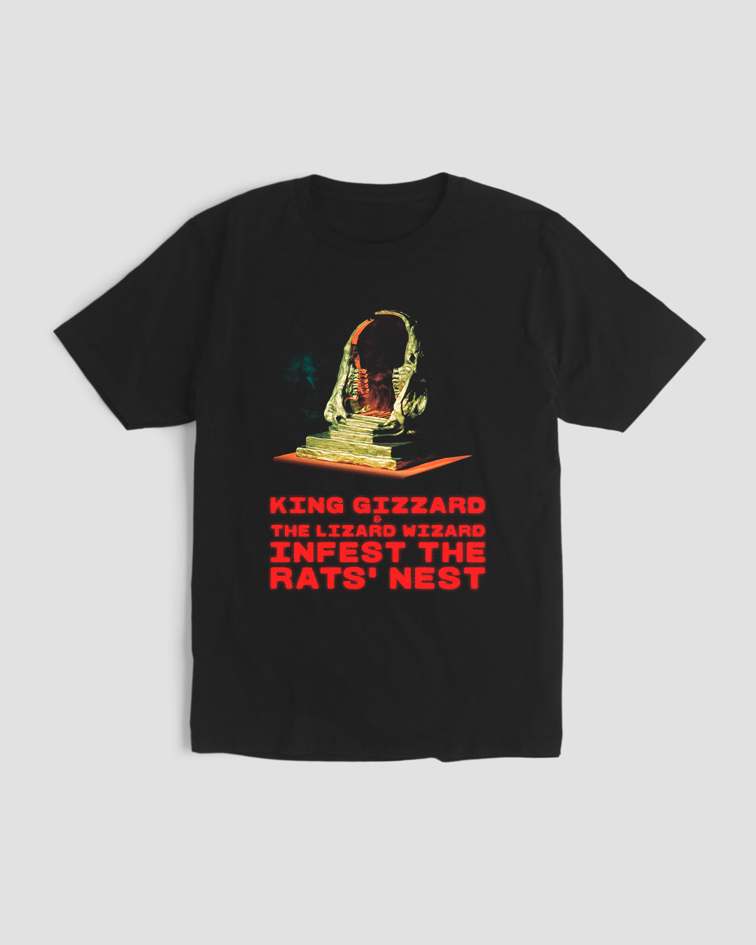 Camiseta King Gizzard & the Lizard Wizard Rats Mind The Gap Co.