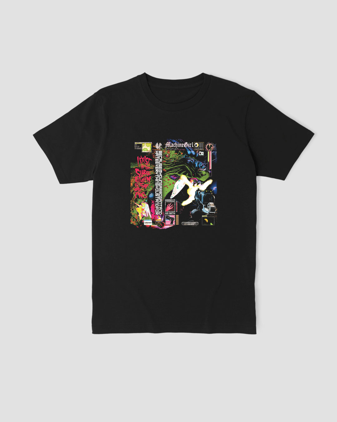 Camiseta Machine Girl I Exist Mind The Gap Co.