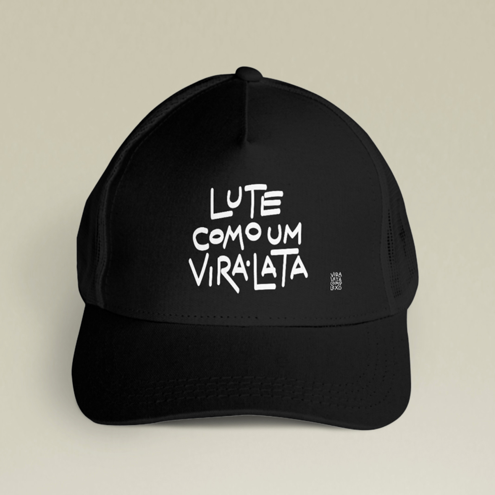 BONÉ TRUCKER | Lute como um viralata (cores escuras) 