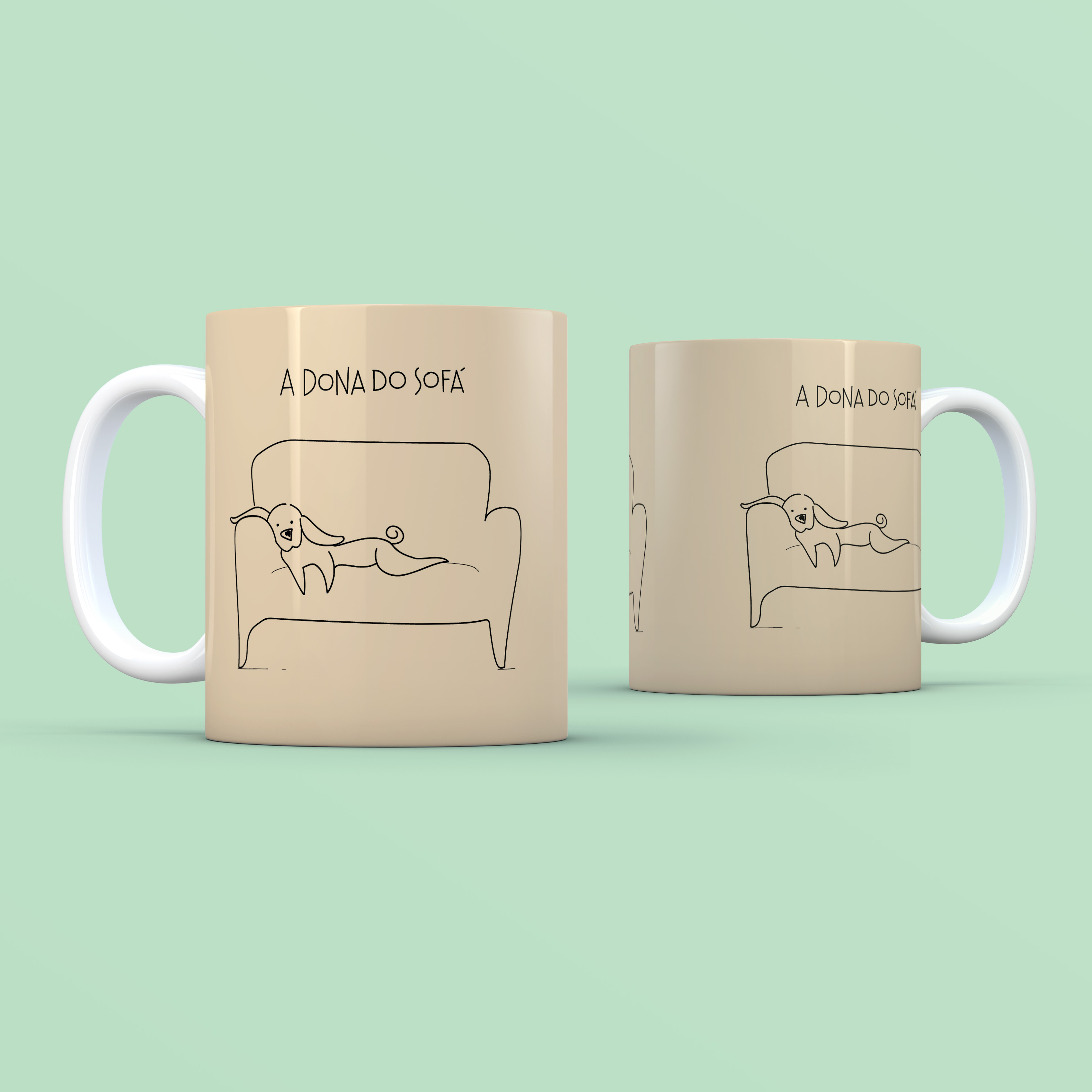 CANECA | A dona do sofá