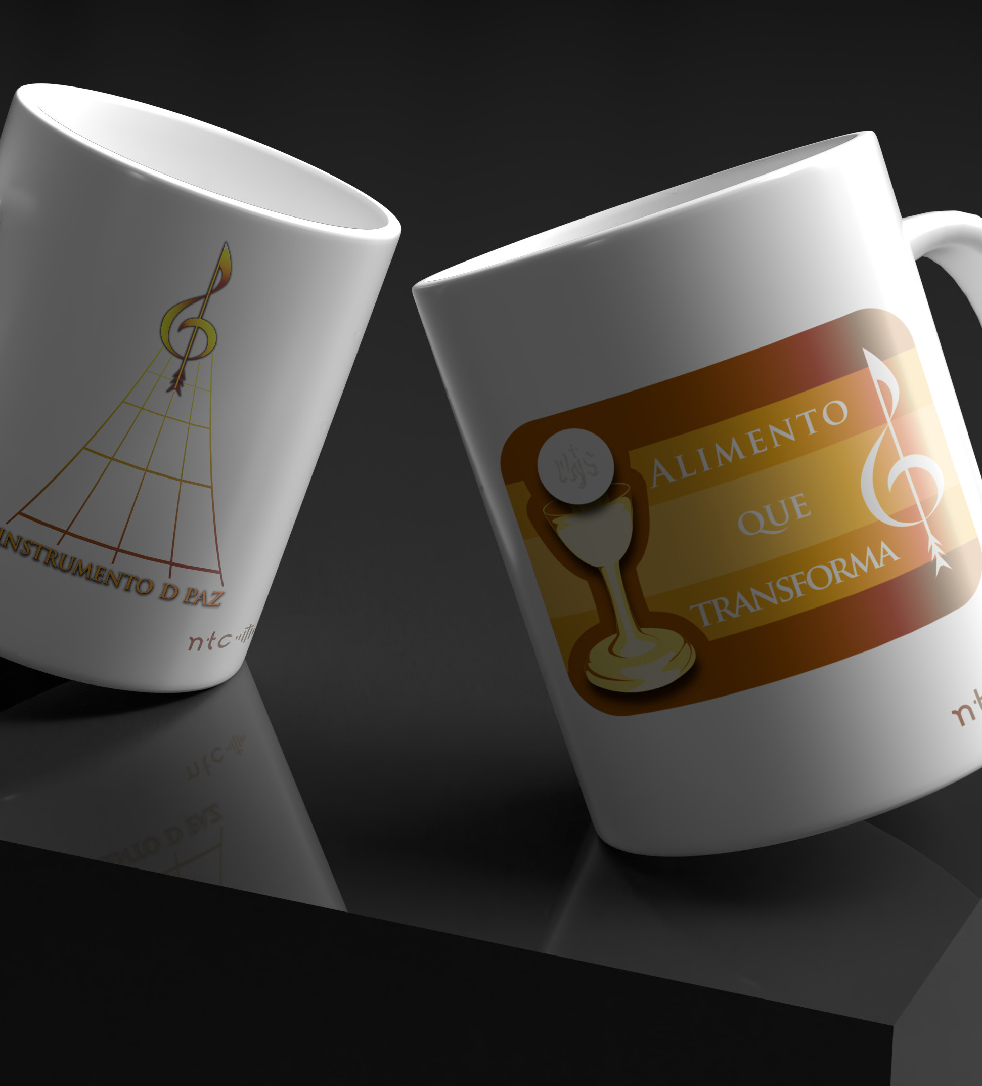 Caneca Instrumento de Paz - Alimento Que transforma