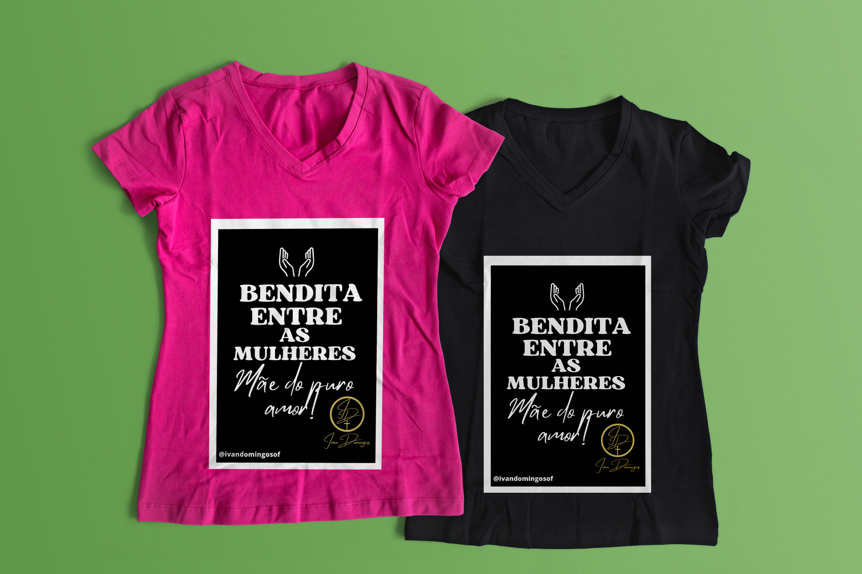 Camiseta Feminina Ivan Domingos - Mãe do Puro Amor