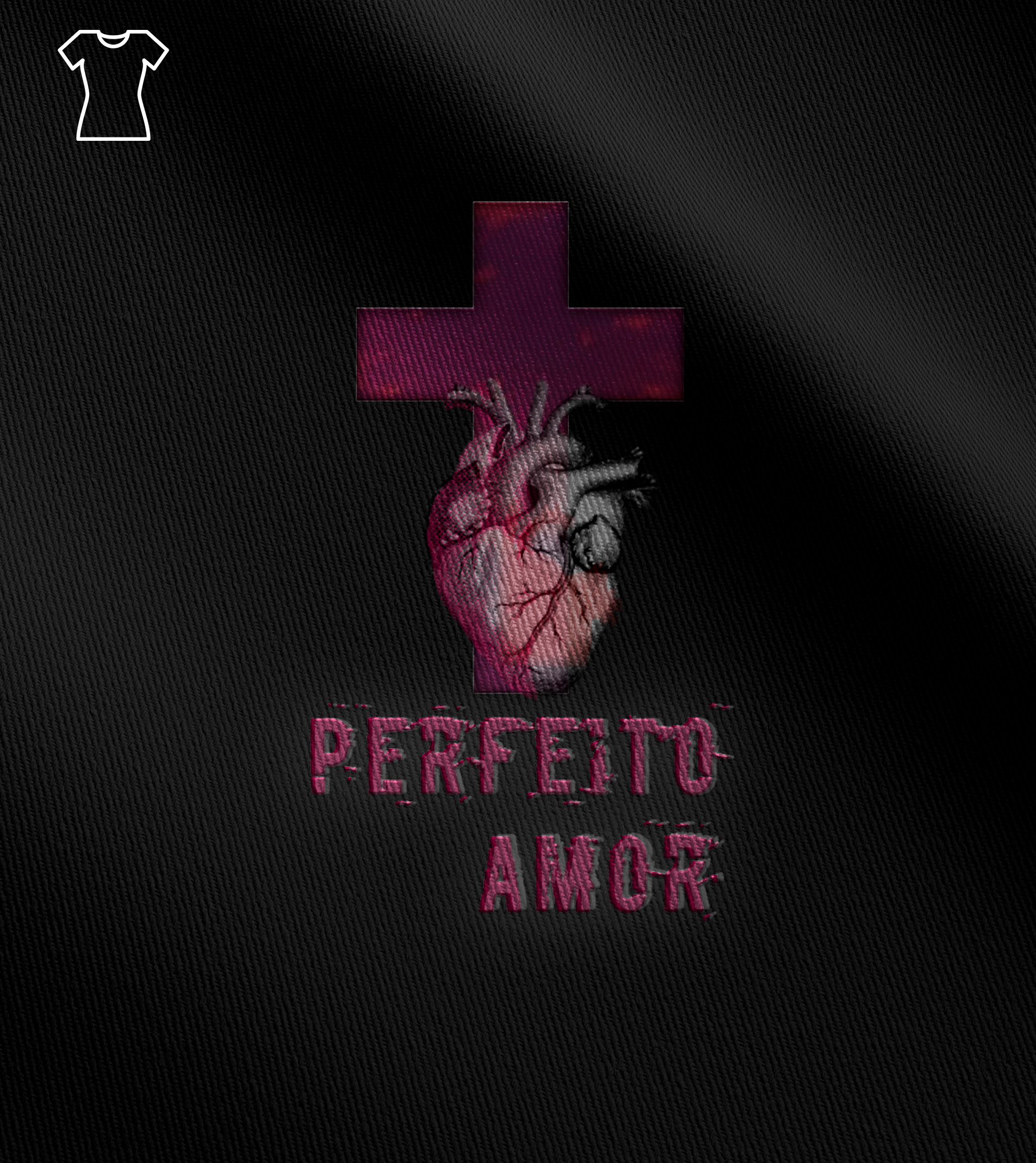 Camiseta Feminina Keuã Lemes - Perfeito Amor