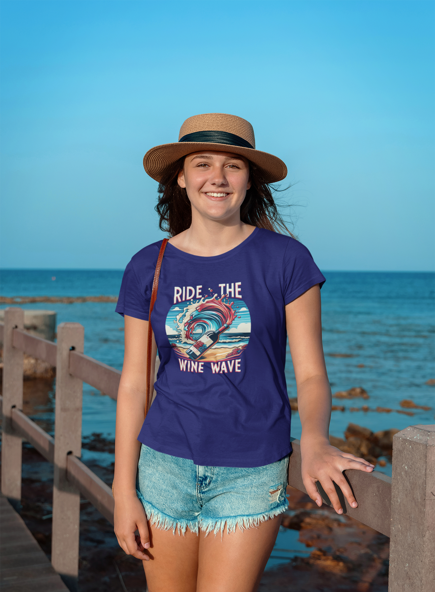 Camiseta - Ride The Wine Wave