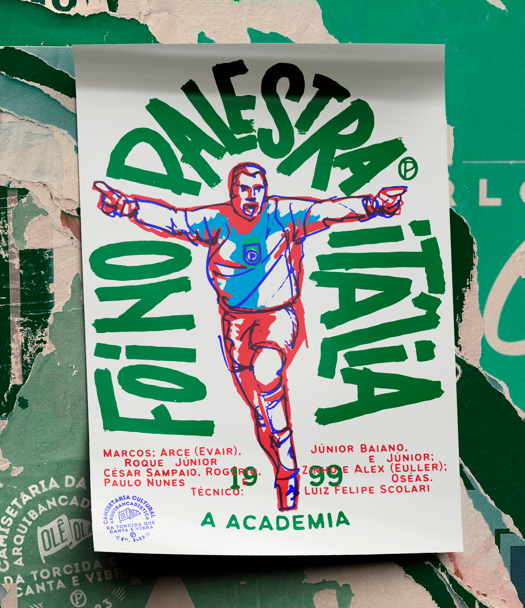 POSTER OLÊ OLÁ - FOI NO PALESTRA ITALIA