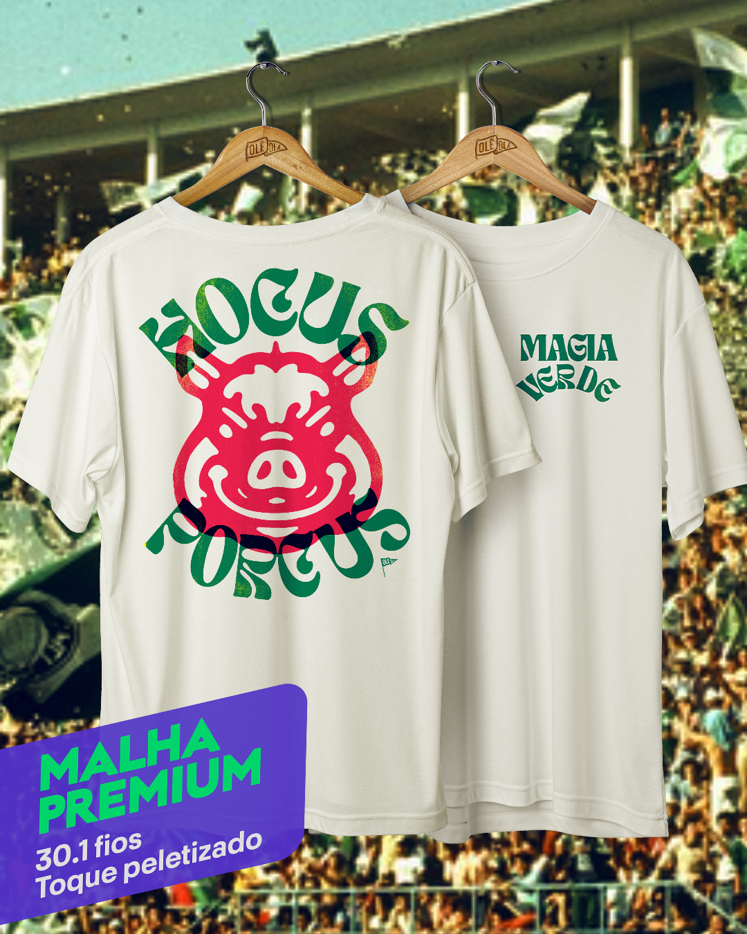 Camiseta Magia Verde - Premium - Off White