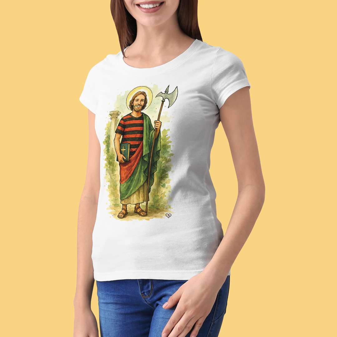 Camiseta São Judas Tadeu - Rubronegro - f