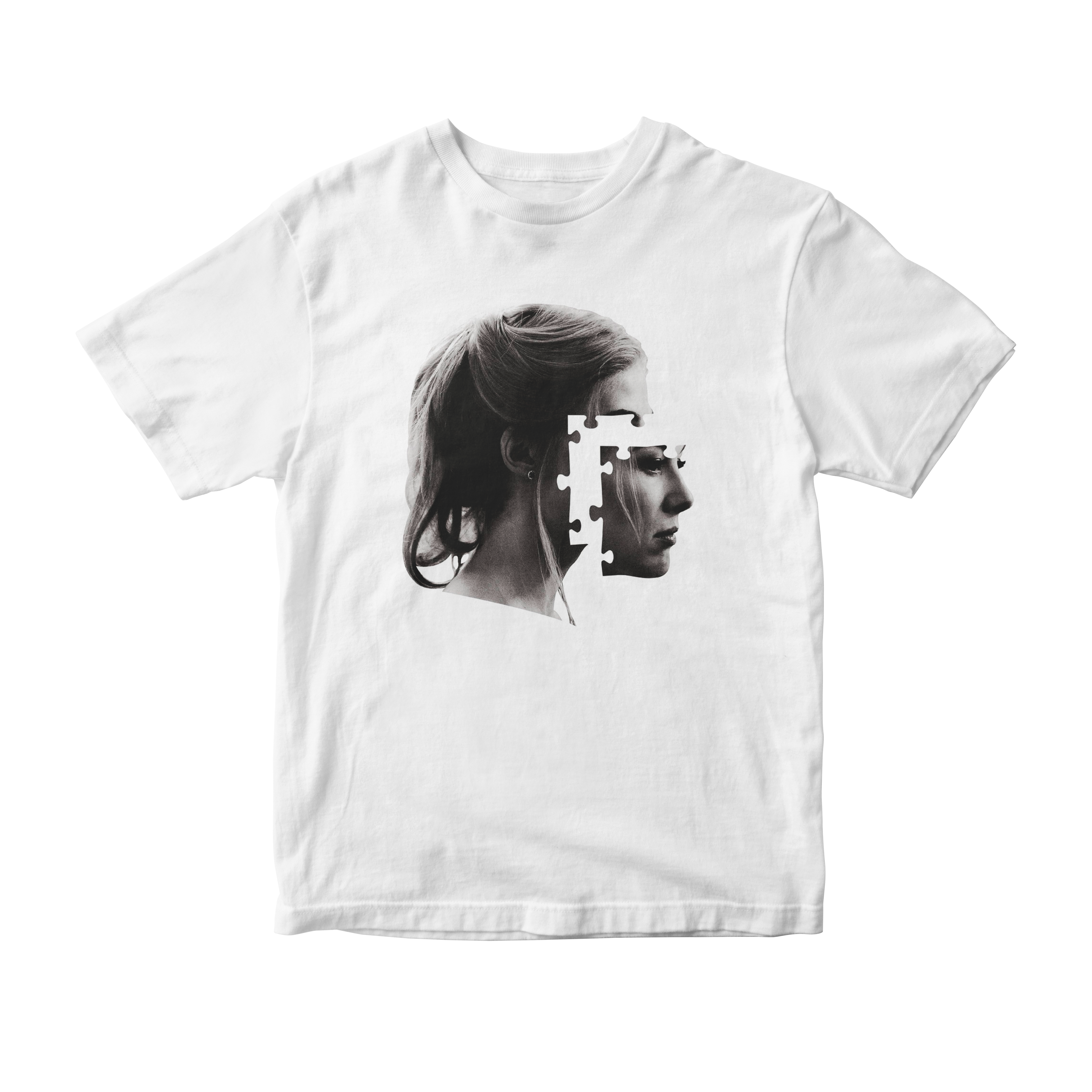Camiseta Amy Dunne P&B - Gone Girl (Garota Exemplar)