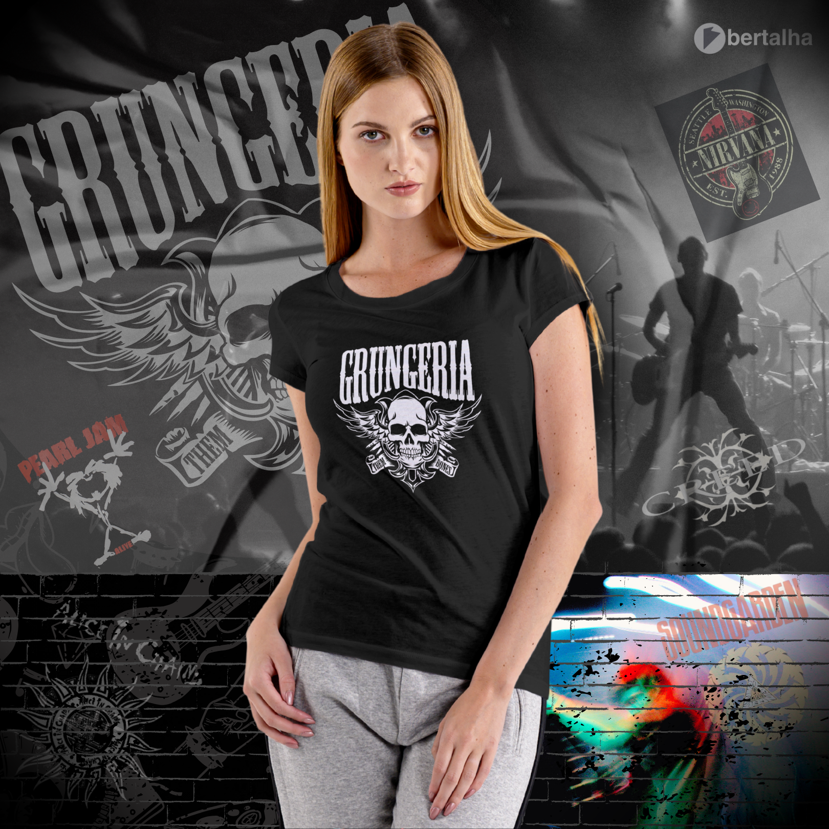 Camiseta Banda || Grungeria