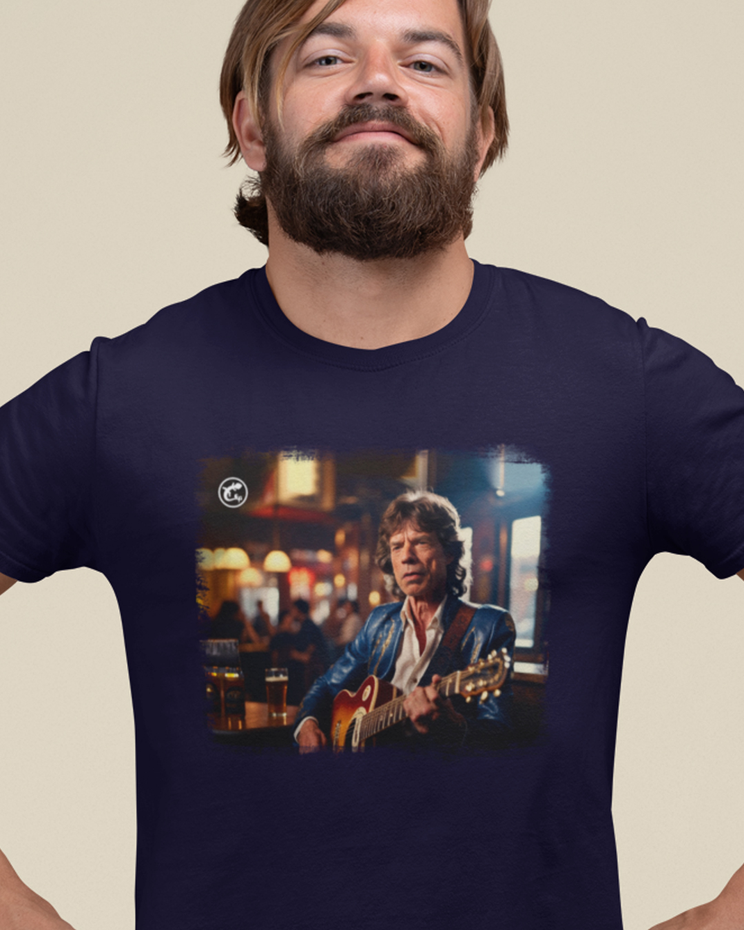 Camiseta de Rock Mick Jagger