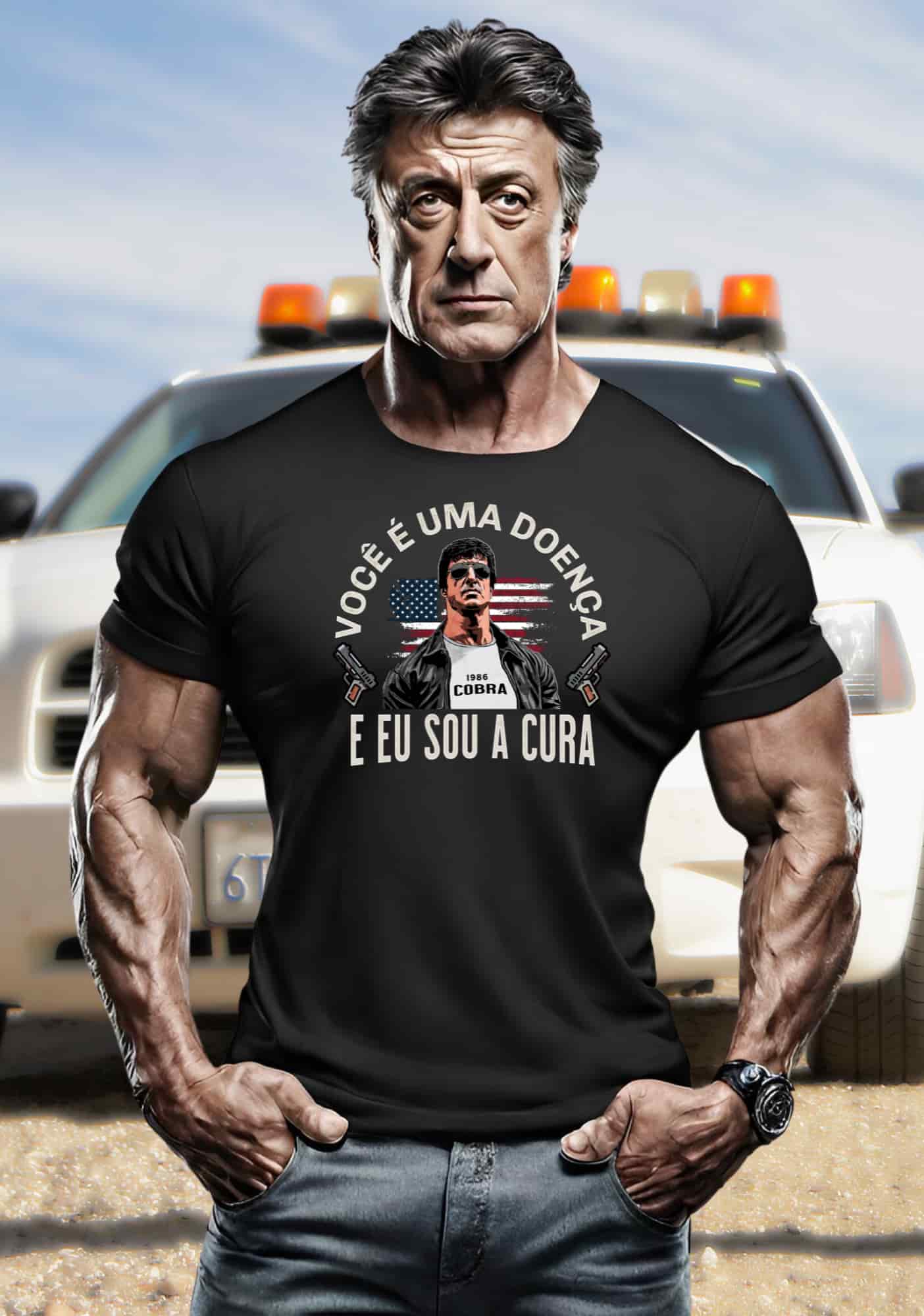 Camiseta  Você é Uma Doença e Eu Sou a Cura