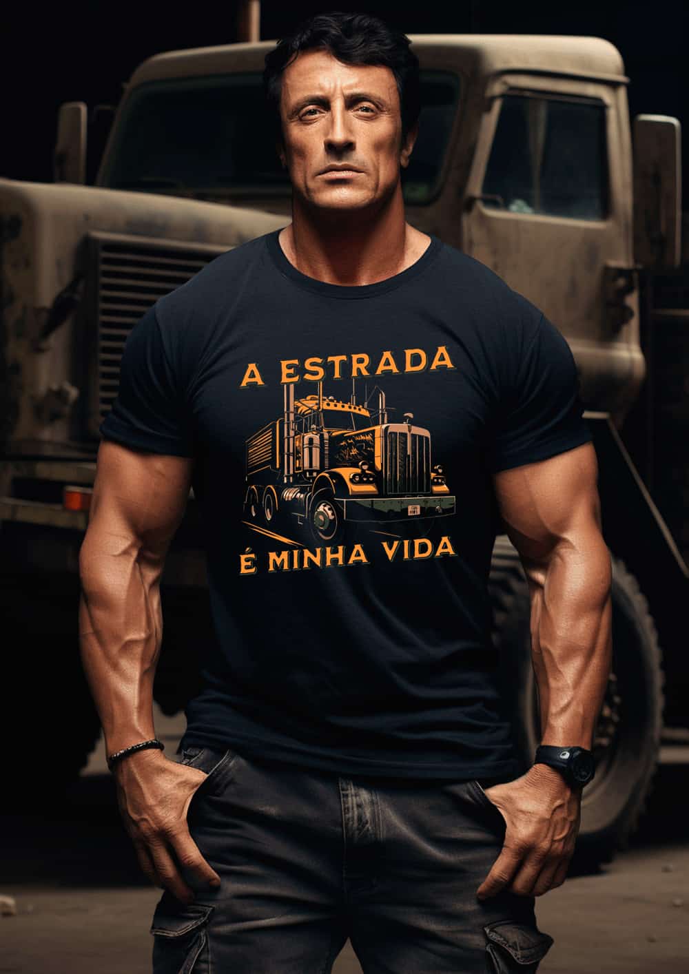 Camiseta A Estrada é Minha Vida Caminhão