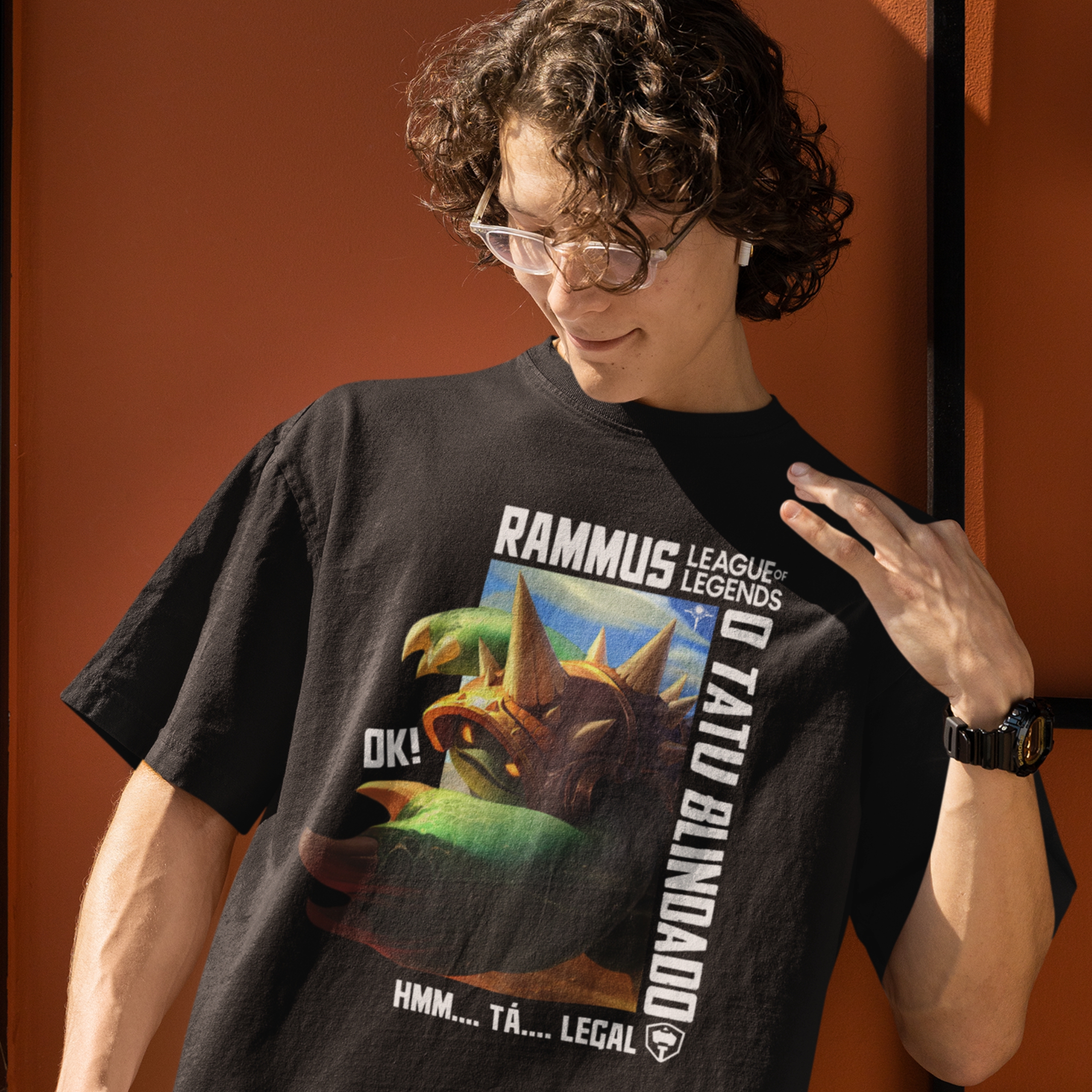 Camiseta - Rammus O Tatu Blindado