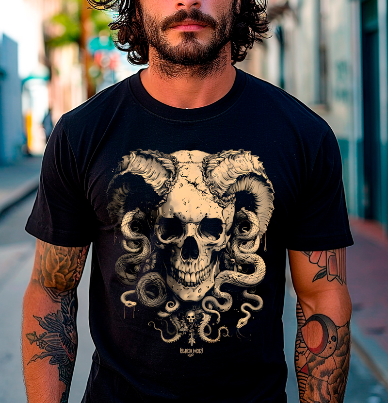 Skull & Snake