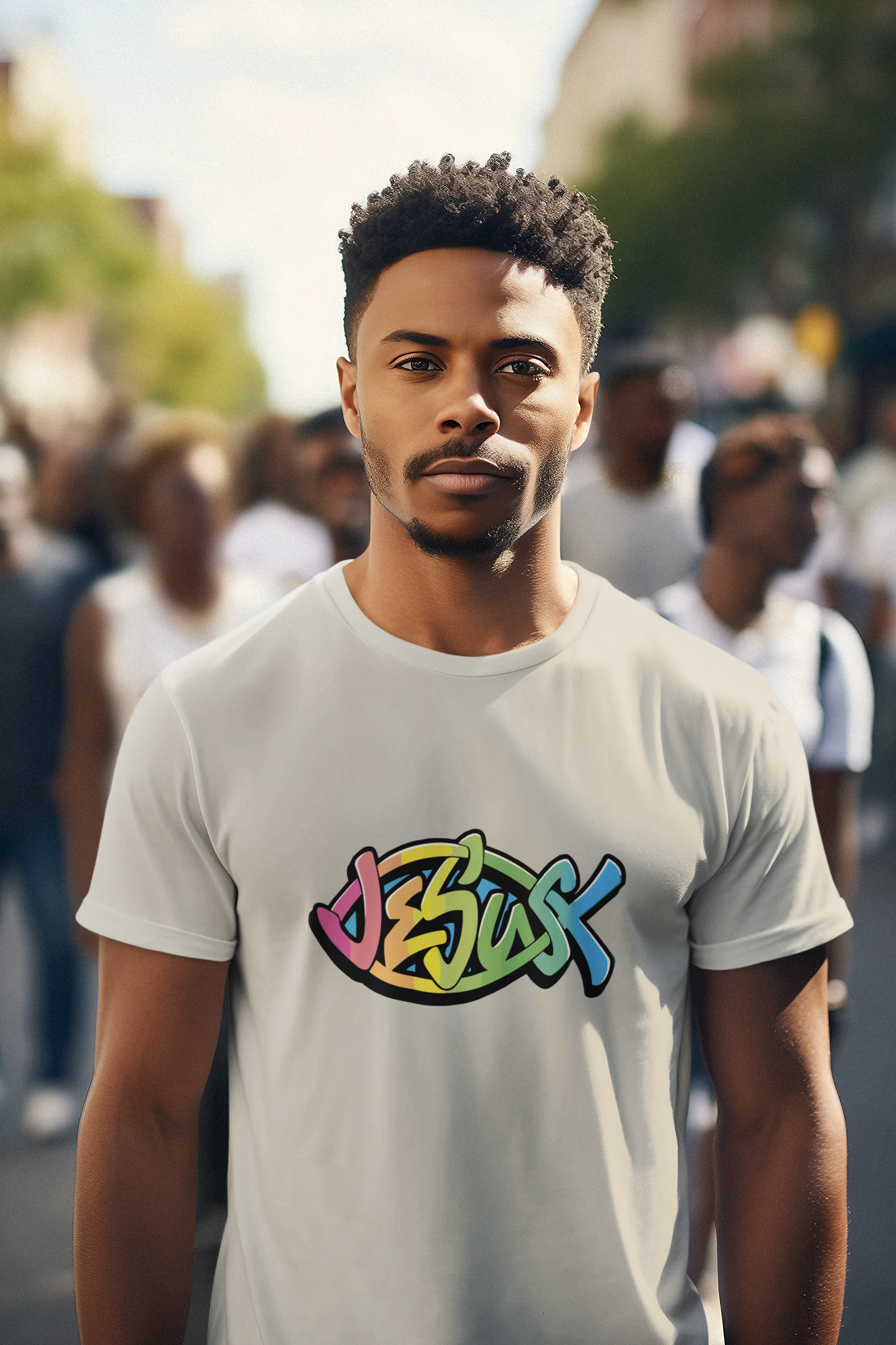 Jesus color fish