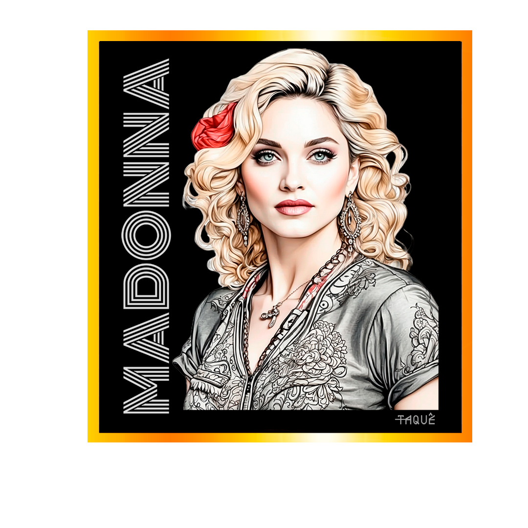 Camiseta Plus Size Lendas - Madonna
