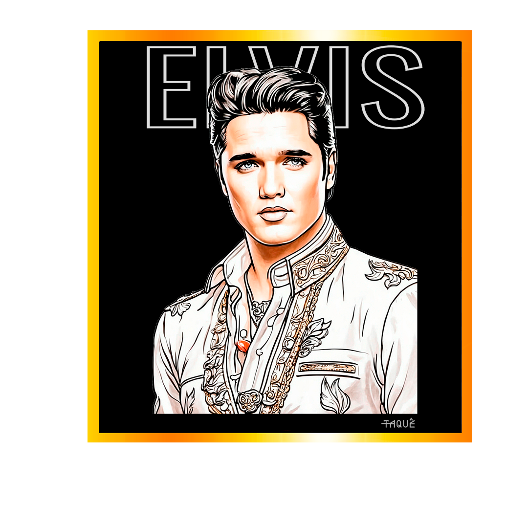 Camiseta Plus Size Lendas - Elvis