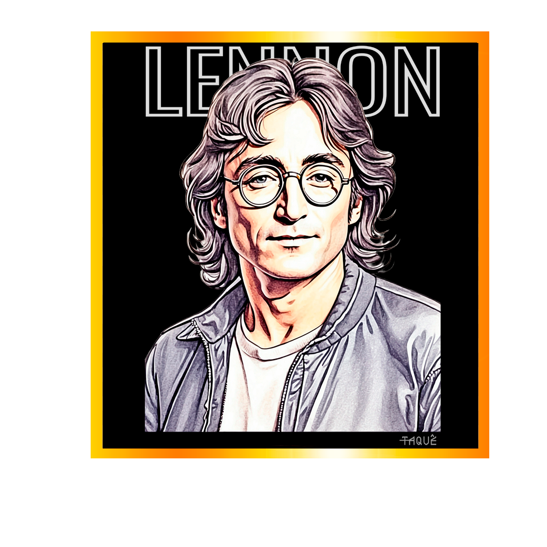 Camiseta Plus Size Lendas - Lennon