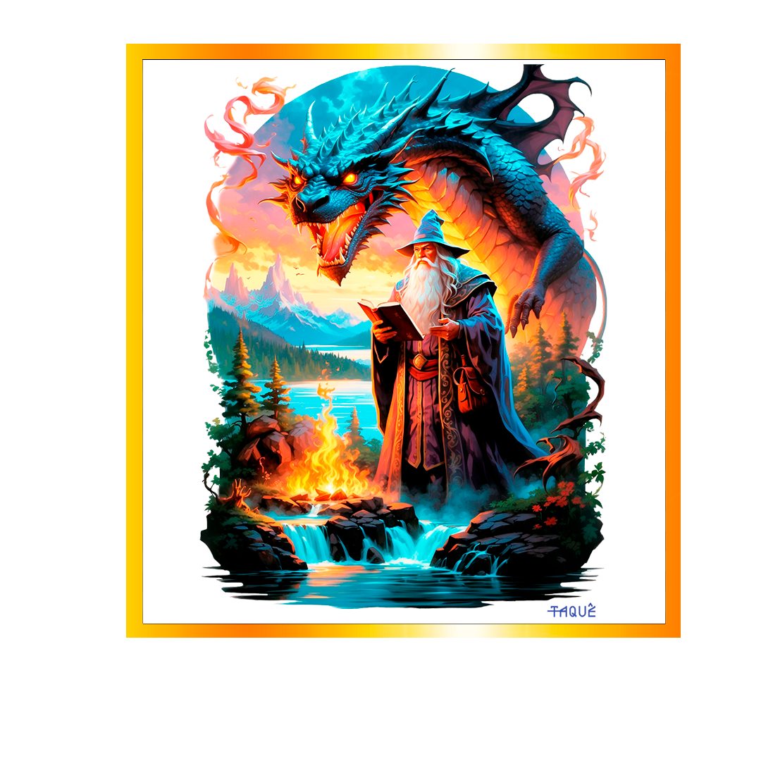 Camiseta Plus Size Dragon Spell
