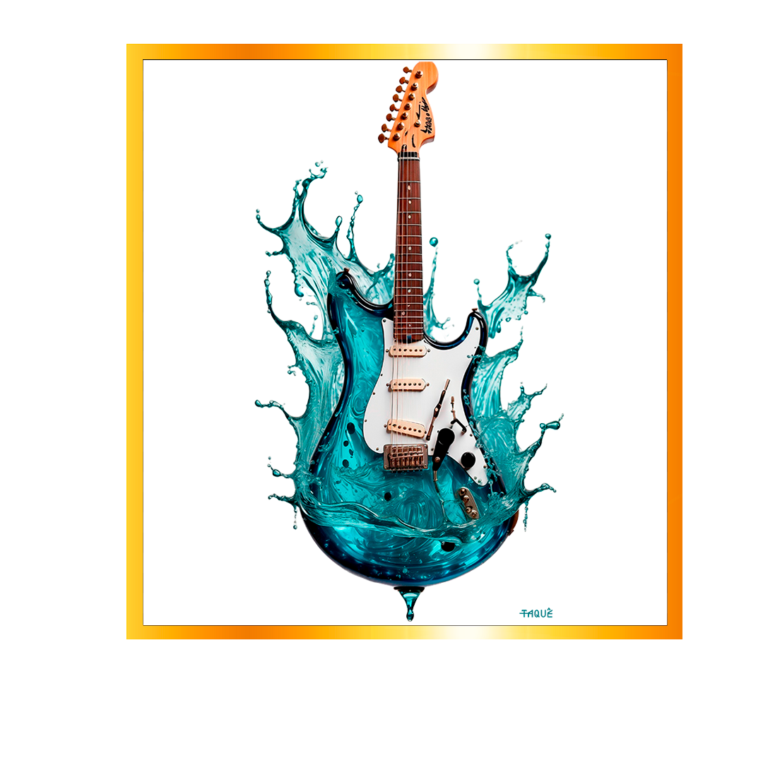Camiseta Taquê Liquid Fender Plus Size