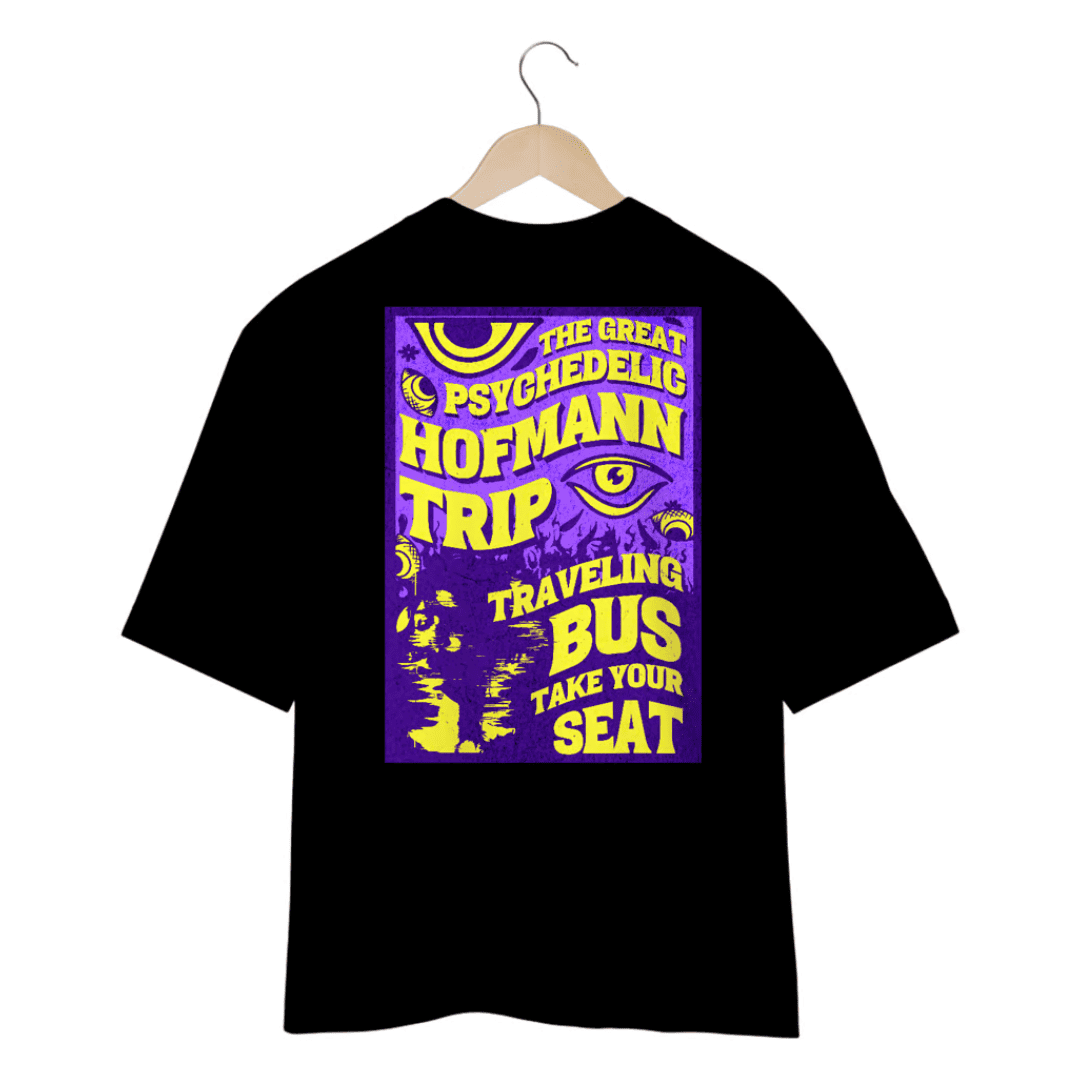 Camiseta Oversized Hofmann Trip - Preto