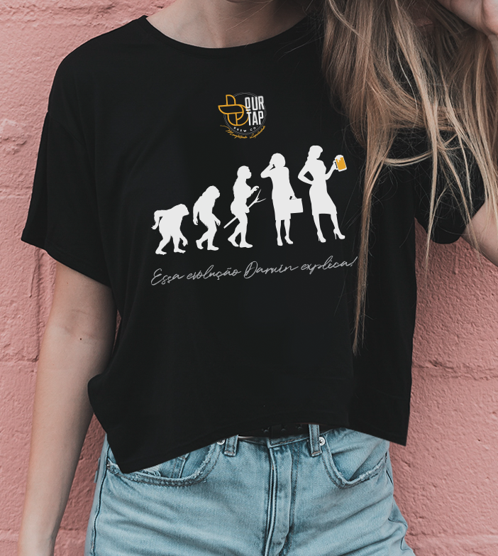 Baby Look Evolução Mulher - Our Tap Beers
