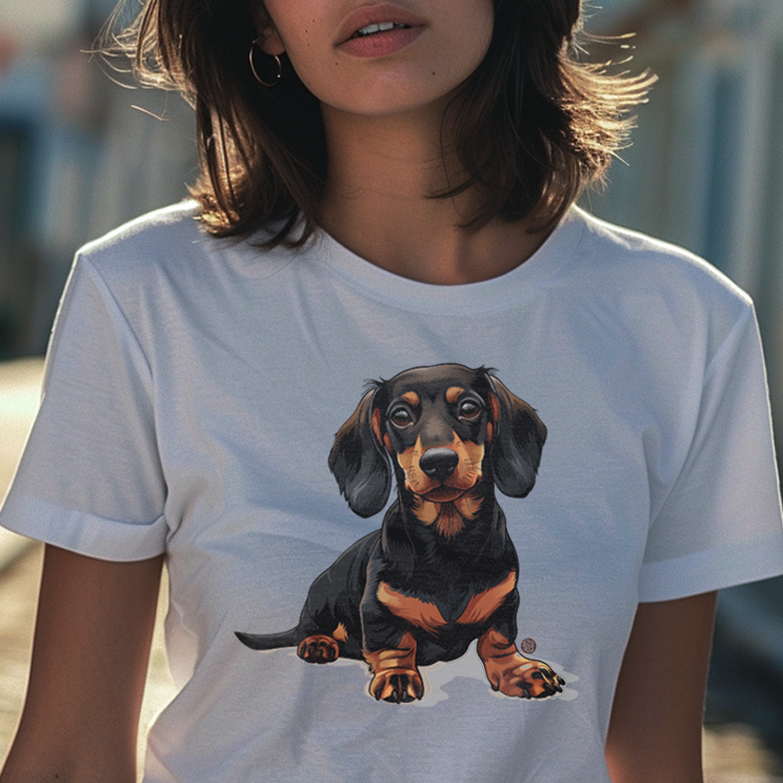 Camiseta Baby Long Pets - Dachshund 